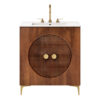 Vernon 30″ Fluted Wood Vanity Cabinet With Sink