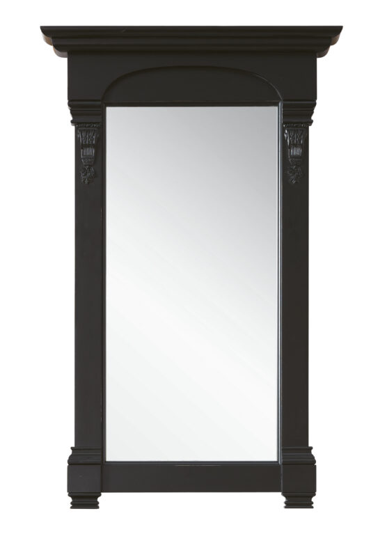 Brookfield 26" Mirror, Antique Black