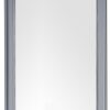Bristol 29" Rectangular Mirror, Silver Gray