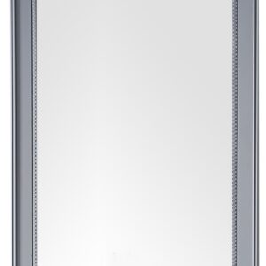 Bristol 29" Rectangular Mirror, Silver Gray