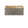 Columbia 36" Single Vanity Cabinet, Ash Gray, No Hardware