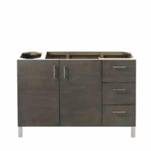 Metropolitan 48" Single Vanity, Silver Oak