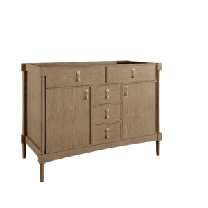 Kinnsden 48" Single Vanity, Weathered Oak