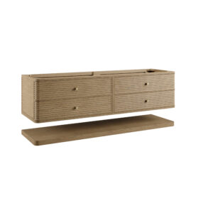 Allamari 72" Double Vanity, Dune Mist