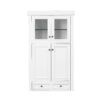 De Soto 30" Double Tower Hutch, Bright White