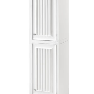 Athens 15"  Tower Hutch - Right, Glossy White