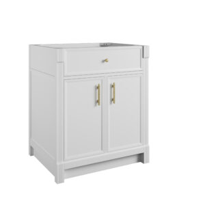 Bellshire 30" Single Vanity, Bright White