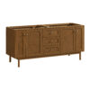 Laurent 72" Double Vanity, Honey Oak