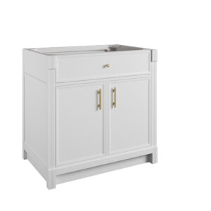 Bellshire 36" Single Vanity, Bright White