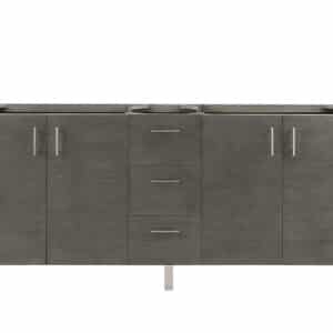 Metropolitan 72" Double Vanity, Silver Oak