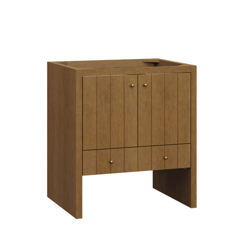 Hudson 30" Single Vanity, Honey Oak