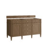 Brittany 60" Double Vanity, Pecan