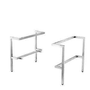 Milan 18.1" Depth Stainless Steel Base(Tall), Brushed Nickel