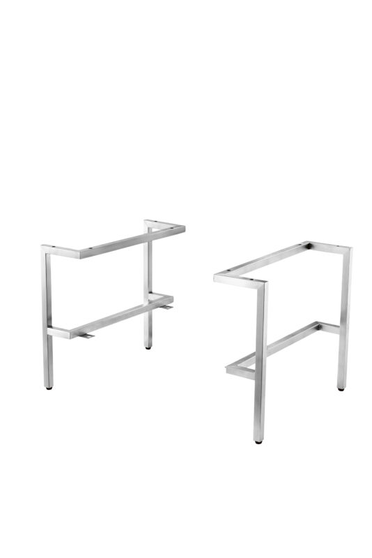 Milan 18.1" Depth Stainless Steel Base(Tall), Brushed Nickel