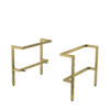 Mantova 18.1" Depth Stainless Steel Base, Champagne Brass