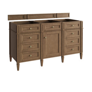 Brittany 60" Single Vanity, Pecan