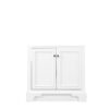 De Soto 30" Hutch Base for Double Tower Hutch, Bright White