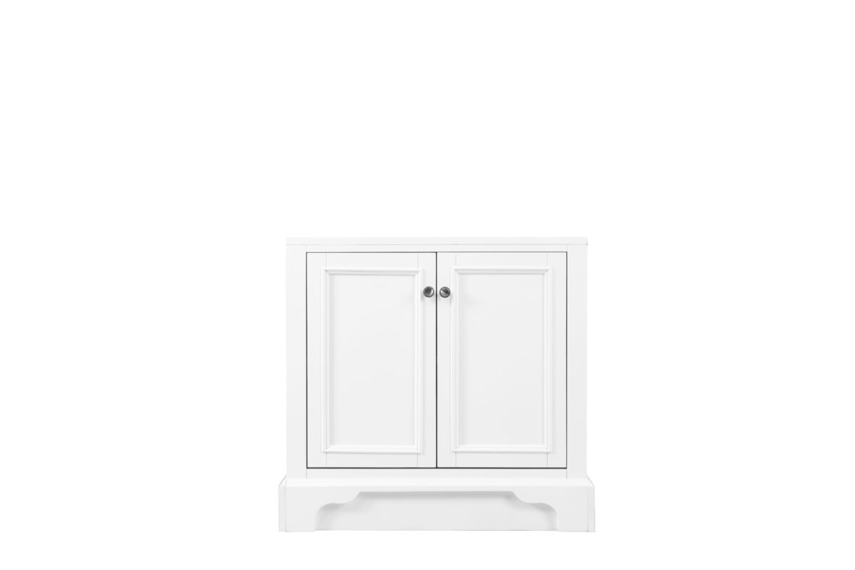 De Soto 30" Hutch Base for Double Tower Hutch, Bright White