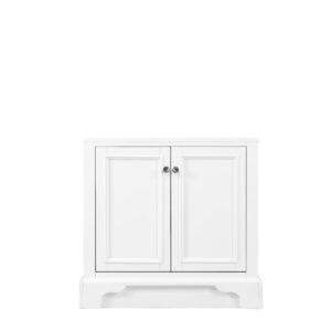 De Soto 30" Hutch Base for Double Tower Hutch, Bright White