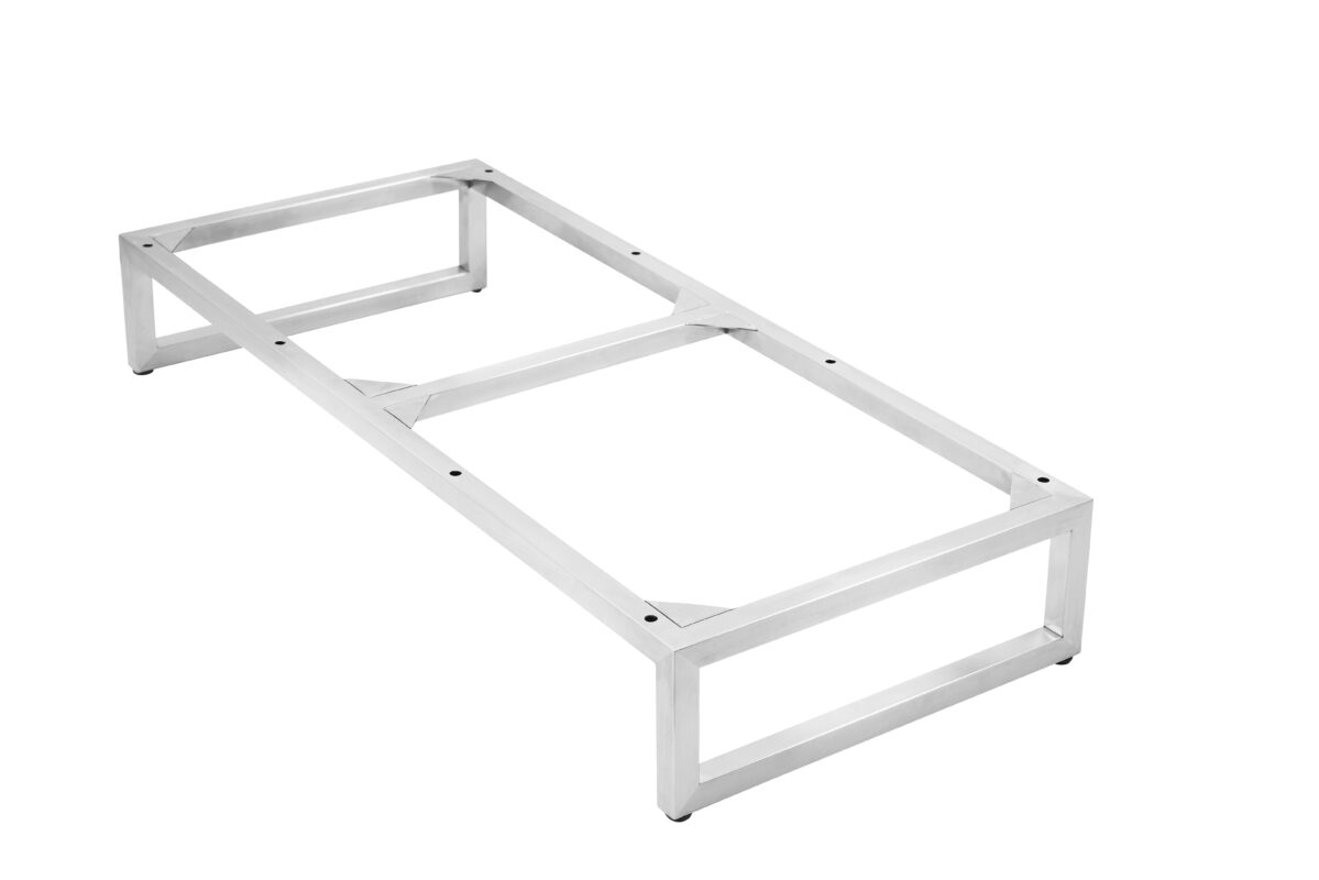 Alicante' 39.5" Stainless Steel Base, Brushed Nickel