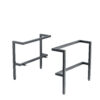 Milan 18.1" Depth Stainless Steel Base(Tall), Matte black