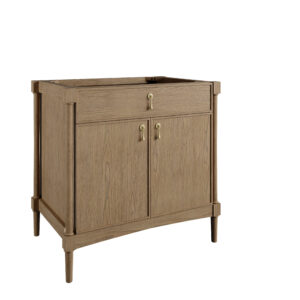 Kinnsden 36" Single Vanity, Weathered Oak