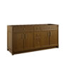 Bellshire 72" Double Vanity, Honey Oak