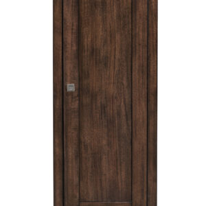 Addison 12" D Petite Tower Hutch - Right, Mid-Century Acacia