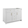 Bellshire 48" Single Vanity, Bright White