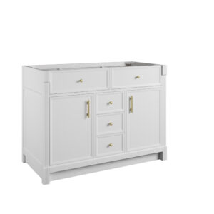 Bellshire 48" Single Vanity, Bright White
