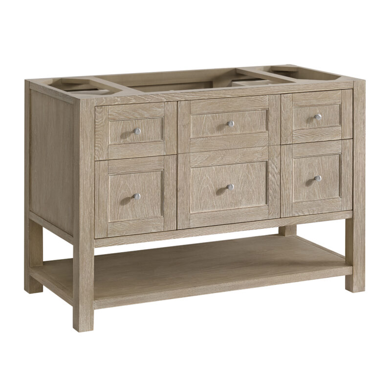 Breckenridge 48" Single Vanity, Whitewashed Oak