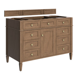 Brittany 48" Single Vanity, Pecan
