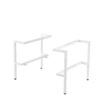 Milan 18.1" Depth Stainless Steel Base(Tall), Glossy White