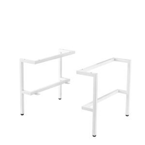 Milan 18.1" Depth Stainless Steel Base(Tall), Glossy White