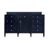Brittany 60" Single Vanity Cabinet, Victory Blue