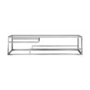 72" Cabinet base for Columbia Cabinets, Satin Nickel