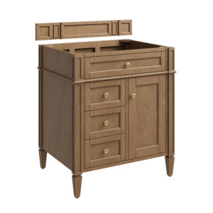 Brittany 30" Single Vanity, Pecan