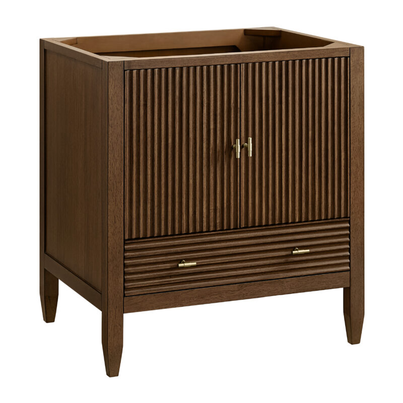 Myrrin 30" Single Vanity, Mid-Century Walnut