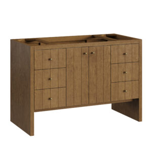 Hudson 48" Single Vanity, Honey Oak