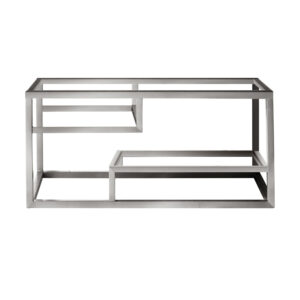 36" Cabinet base for Columbia Cabinets, Satin Nickel