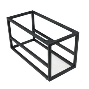 Columbia 31.5" Stainless Steel Base, Matte Black