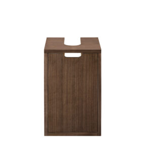 Boston 19" Storage Cabinet, Mid Century Walnut