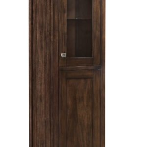 Addison 15" D Grand Tower Hutch - Right, Mid-Century Acacia