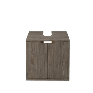 Boston 19" Storage Cabinet, Ash Gray