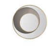 Cosmos 35.4" Mirror, Radiant Gold and Onyx