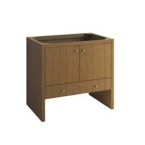 Hudson 36" Single Vanity, Honey Oak