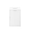Boston 12" Storage Cabinet, Glossy White