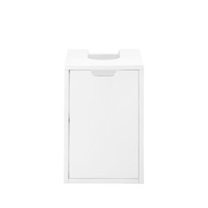 Boston 12" Storage Cabinet, Glossy White