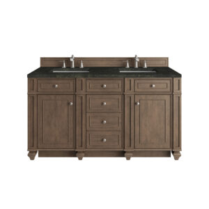 Bristol 60" Double Vanity, Whitewashed Walnut,
