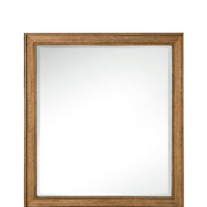 Bristol 44" Rectangular Mirror, Saddle Brown